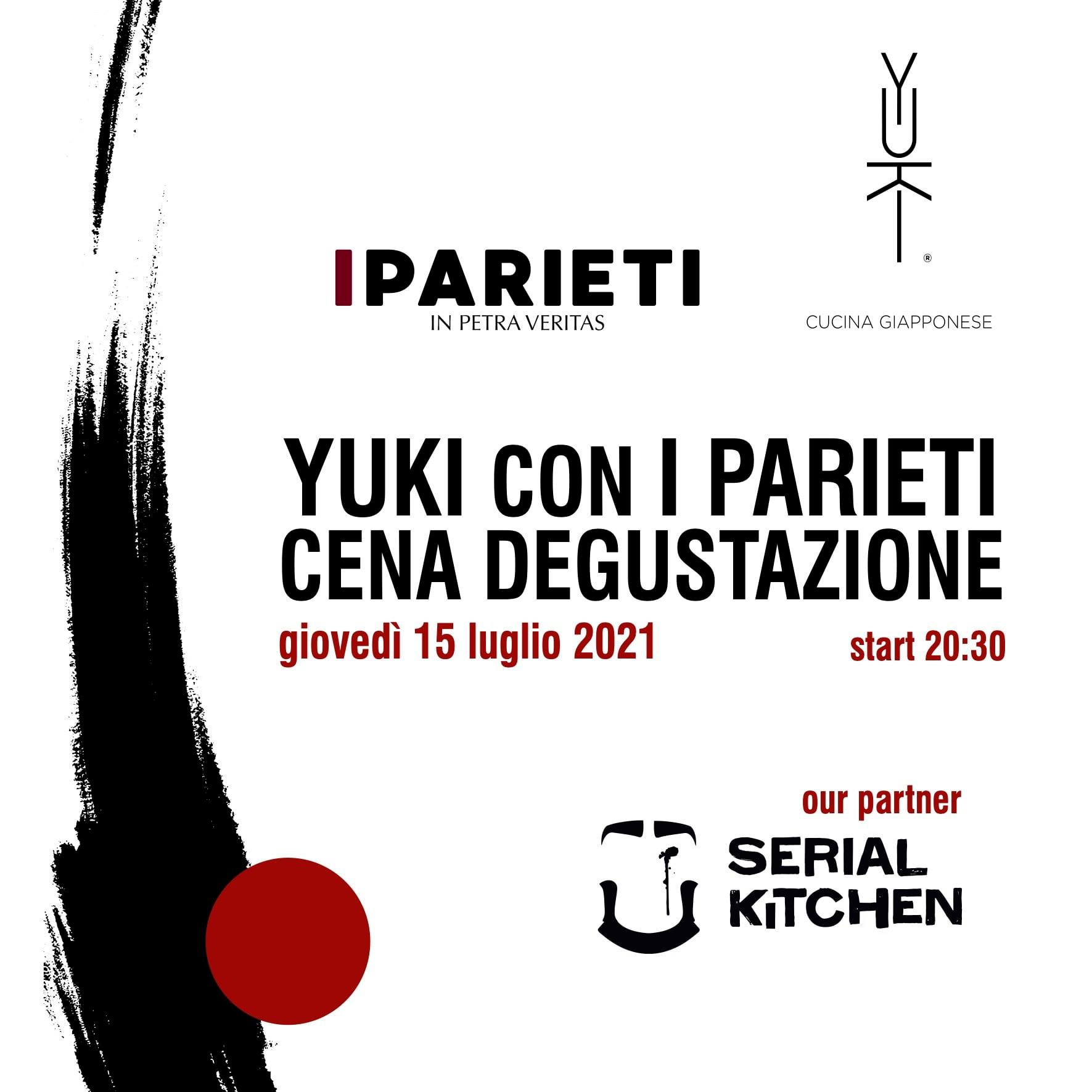 Cena degustazione Yuki con I Parieti